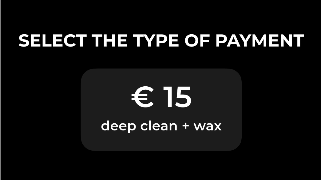 Select Type of Payment