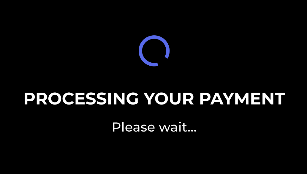 Processing Your Payment